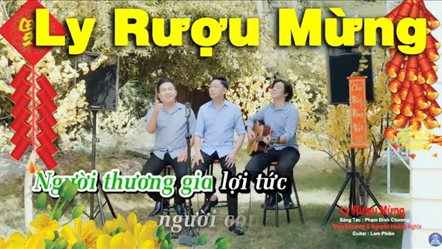 [Karaoke] Ly Rượu Mừng - Tuấn Khương & Hoàng Nghĩa