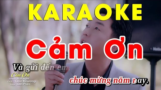 [Karaoke Beat Chuẩn] Cảm Ơn - Tuấn Khương