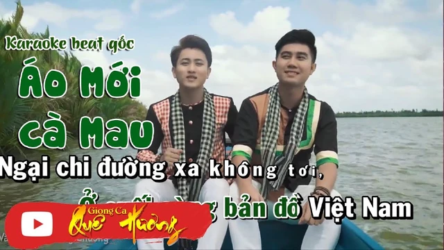 [Karaoke] Beat Gốc - Áo Mới Cà Mau- Văn Hương - Bằng Chương - Giọng Ca Quê Hương 2022