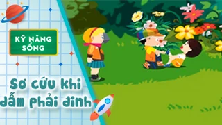 Kỹ năng sống cho bé: Dạy bé cách sơ cứu khi bạn bè dẫm phải đinh