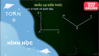 Môn Toán Lớp 6 - Hình học