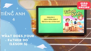 Môn Tiếng Anh Lớp 4: Unit 12: What does your father do - Lesson 3