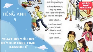 Môn Tiếng Anh lớp 5 - Unit 13: What do you do in your free time? Lesson 1