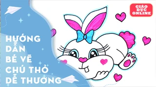 Vẽ chú thỏ dễ thương