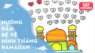 Cùng vẽ hình ảnh lễ Ramadan