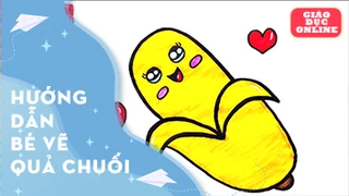 Cách vẽ một quả chuối