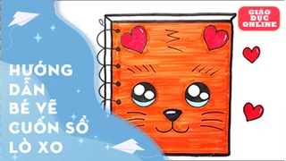 Cùng vẽ và tô màu một cuốn sổ lò xo