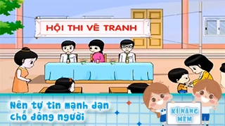 Nên tự tin mạnh dạn chỗ đông người