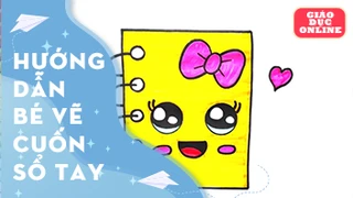 Cách vẽ và tô màu một cuốn sổ tay đẹp