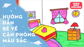 Vẽ căn phòng màu sắc