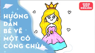 Cách vẽ một cô công chúa