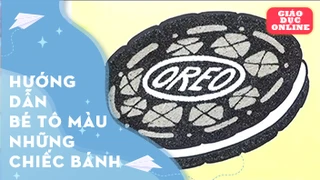 Vẽ và tô màu những chiếc bánh