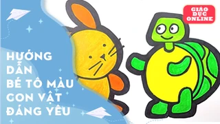 Tô màu những con vật đáng yêu