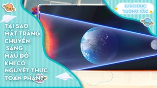 Tại sao mặt trăng chuyển sang màu đỏ khi có nguyệt thực toàn phần?