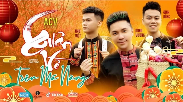 Xuân Về Trên Má Nàng - Minh Vương M4u, Như Việt, Đình Dũng