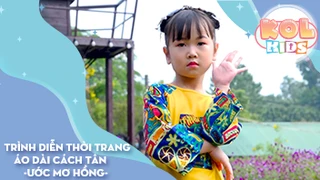 Trình diễn thời trang áo dài cách tân Model Kids VN
