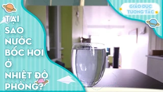 Tại sao nước bốc hơi ở nhiệt độ phòng?