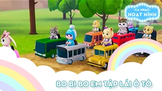 Ca khúc Bo bi bo em tập lái ô tô