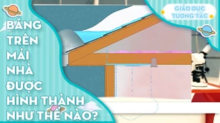 Băng trên mái nhà được hình thành như thế nào?