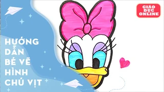 Hướng dẫn bé vẽ một chú vịt