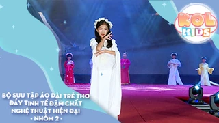 Bộ sưu tập Áo Dài trẻ thơ đầy tinh tế đậm chất Nghệ thuật hiện đại - Nhóm 2