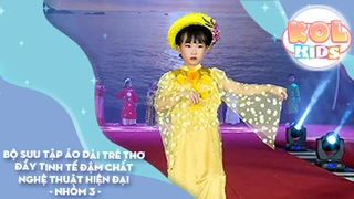 Bộ sưu tập Áo Dài trẻ thơ đầy tinh tế đậm chất Nghệ thuật hiện đại - Nhóm 3