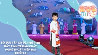 Bộ sưu tập Áo Dài trẻ thơ đầy tinh tế đậm chất Nghệ thuật hiện đại - Nhóm 4