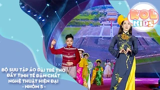 Bộ sưu tập Áo Dài trẻ thơ đầy tinh tế đậm chất Nghệ thuật hiện đại - Nhóm 5
