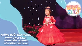 Những ngôi sao Model Sunflower Star trình diễn tại Miss hoa khôi thể thao