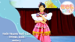 Thời trang THỔ CẨM - Model Kids - Họp báo Nhớ Về Cội Nguồn Nhóm 3