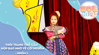 Thời trang THỔ CẨM - Model Kids - Họp báo Nhớ Về Cội Nguồn - Nhóm 1