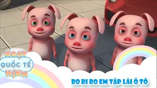 Ca khúc Bo bi bo em tập lái ô tô