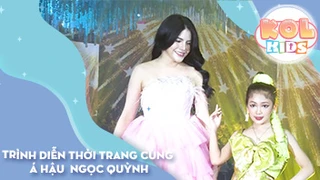 Trình diễn thời trang cùng Á hậu Ngọc Quỳnh