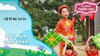 Hát múa Đón xuân - Biểu diễn CLB Nghệ thuật Mặt trời bé