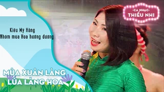 Ca khúc Mùa xuân làng lúa làng hoa - Biểu diễn Kiều Mỹ Hằng và Nhóm múa Hoa hướng dương