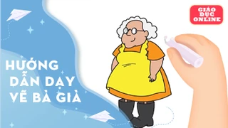 hướng dẫn bé vẽ và tô màu Bà già - Tập 6