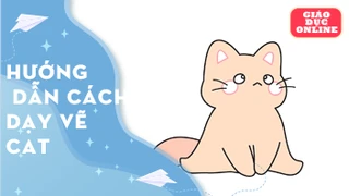 hướng dẫn bé vẽ và tô màu cat - Tập 10
