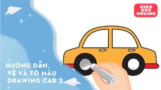 Hướng dẫn vẽ và tô màu Drawing car 2