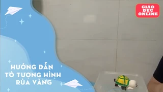 Hướng dẫn tô tượng hình rùa vàng
