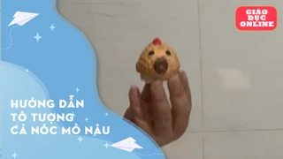 Hướng dẫn tô tượng cá nóc mỏ nâu