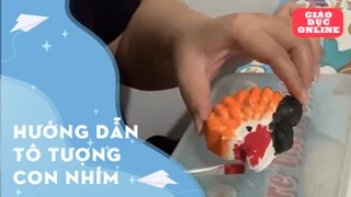 Hướng dẫn tô tượng con nhím