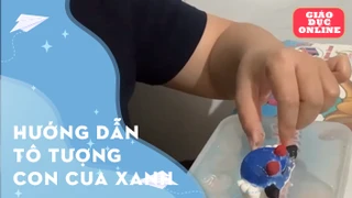  Hướng dẫn tô tượng con cua xanh