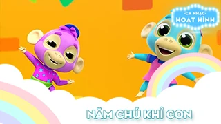 Ca khúc Năm chú khỉ con (1)