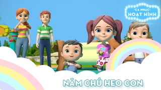 Ca khúc Năm chú heo con (2)