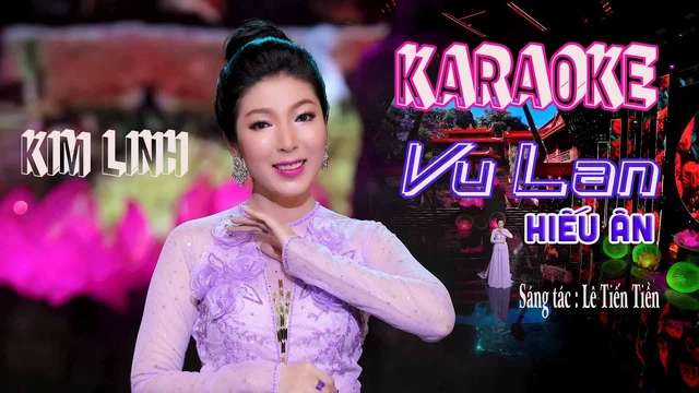 Karaoke | Vu Lan Hiếu Ân - Kim Linh [ Tone Nữ ] Beat Gốc | 4K