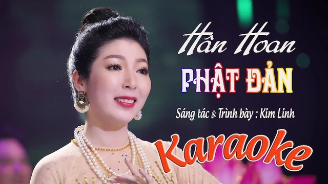 Karaoke | Hân Hoan Phật Đản Tone Nữ - Kim Linh 