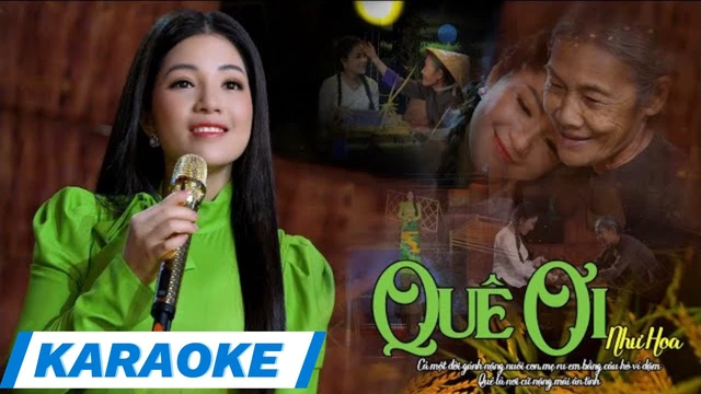 [Karaoke] Quê Ơi! Tone Nữ | Như Hoa (Thần Tượng Bolero 2019)| Beat Gốc Chuẩn Dễ Hát Nhất 