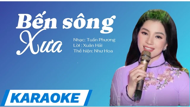 Karaoke Bến Sông Xưa | Tone Nữ - Như Hoa | Nhạc Karaoke Beat Chuẩn Dễ Hát Nhất