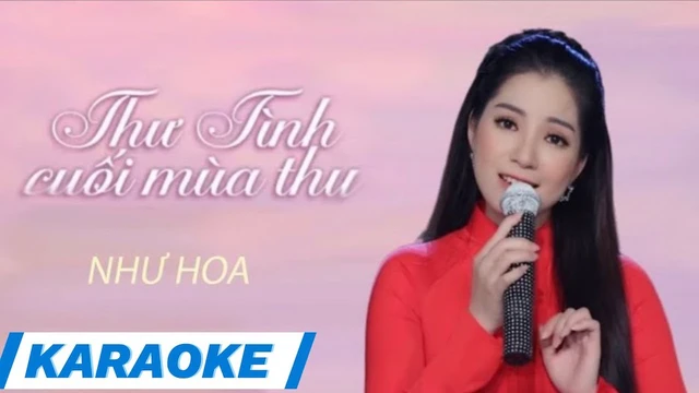 Karaoke Thư Tình Cuối Mùa Thu Tone Nữ _Như Hoa ( Thần Tượng Bolero 2019)