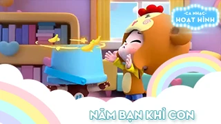 Ca khúc Năm bạn khỉ con (2)